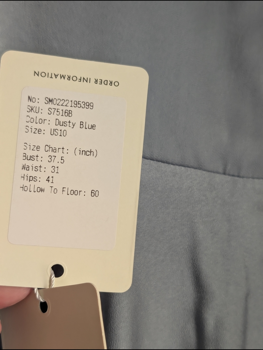 Dusty Blue Dress - Size US10
